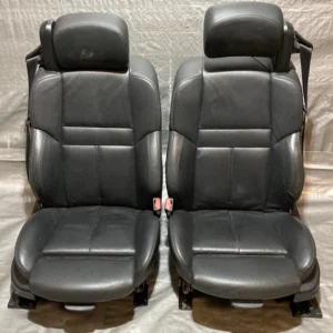 OEM BMW M6 E64 Convertible Black Merino Leather Front Seats (Pair)