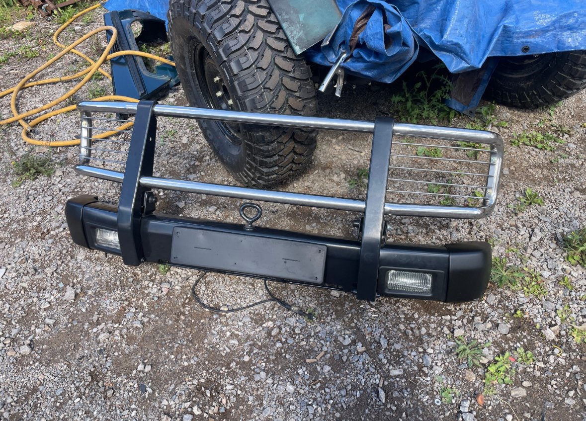 Mercedes G Wagon W463 folding bull bar Pintal bumper - Image 2