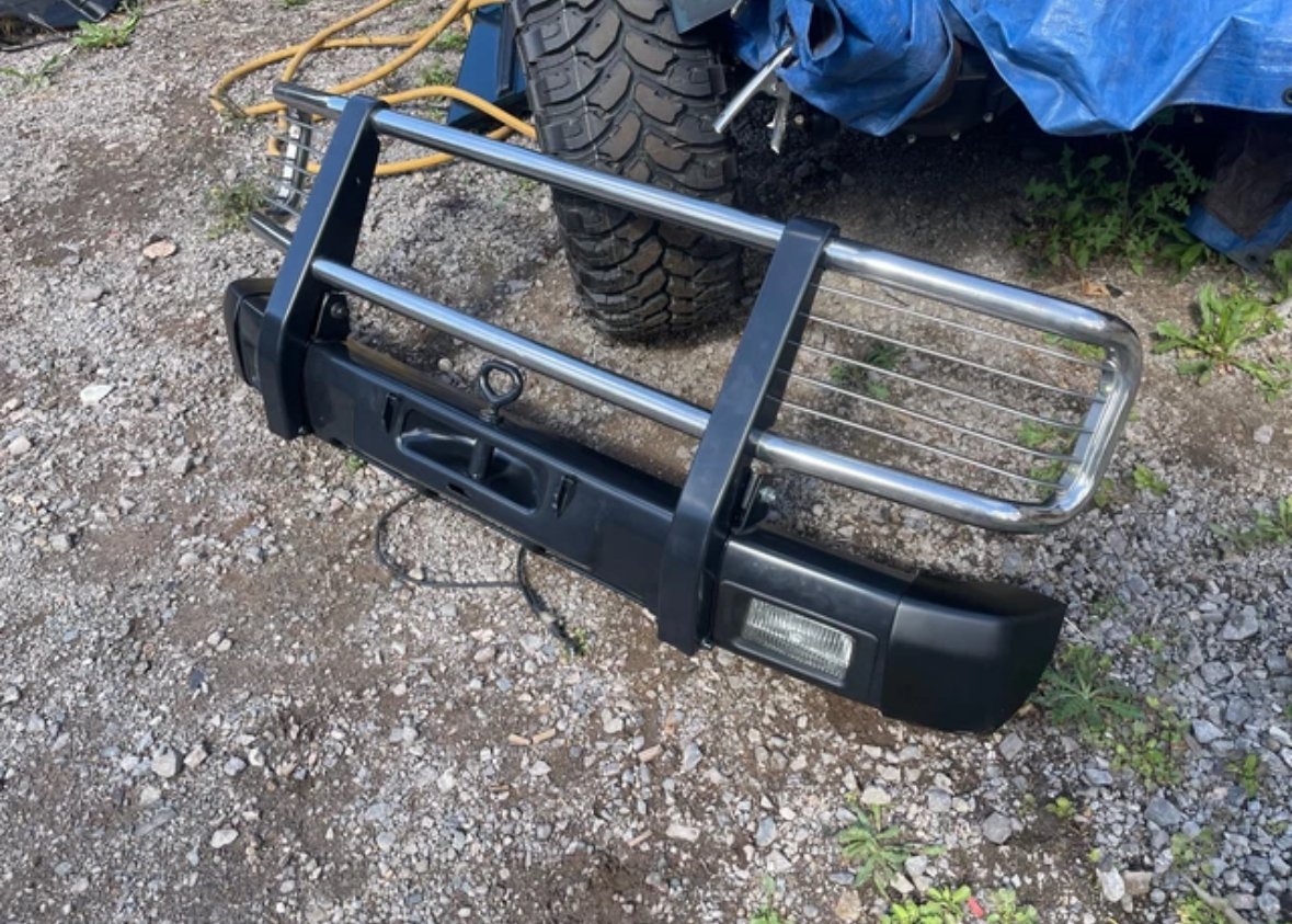 Mercedes G Wagon W463 folding bull bar Pintal bumper - Image 7