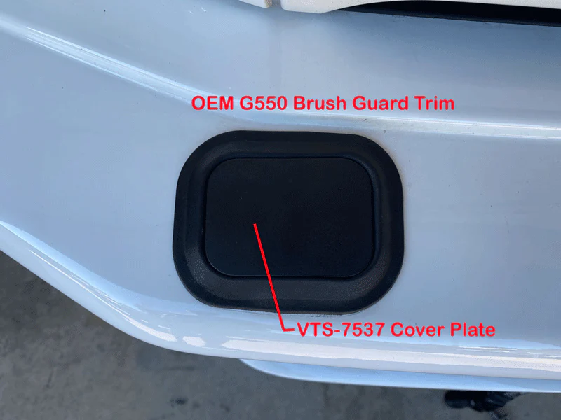 2019-2026 G-Wagoooooon W463A, W464, W465 Front Bumper Cover Kit for G550 (When OEM Brush Guard/Bull Bar is removed) Brush Guard Delete Kit - Image 6