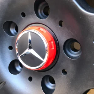 Adapter Kit for G Wagon Black Adapter with red AMG Cap 917x688