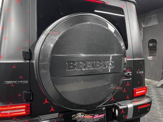 W463 spare wheel carrier