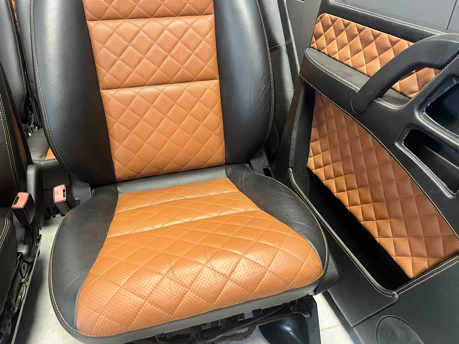 Mercedes G class W463 Individual Brown Leather Salon Seat SET - Image 9