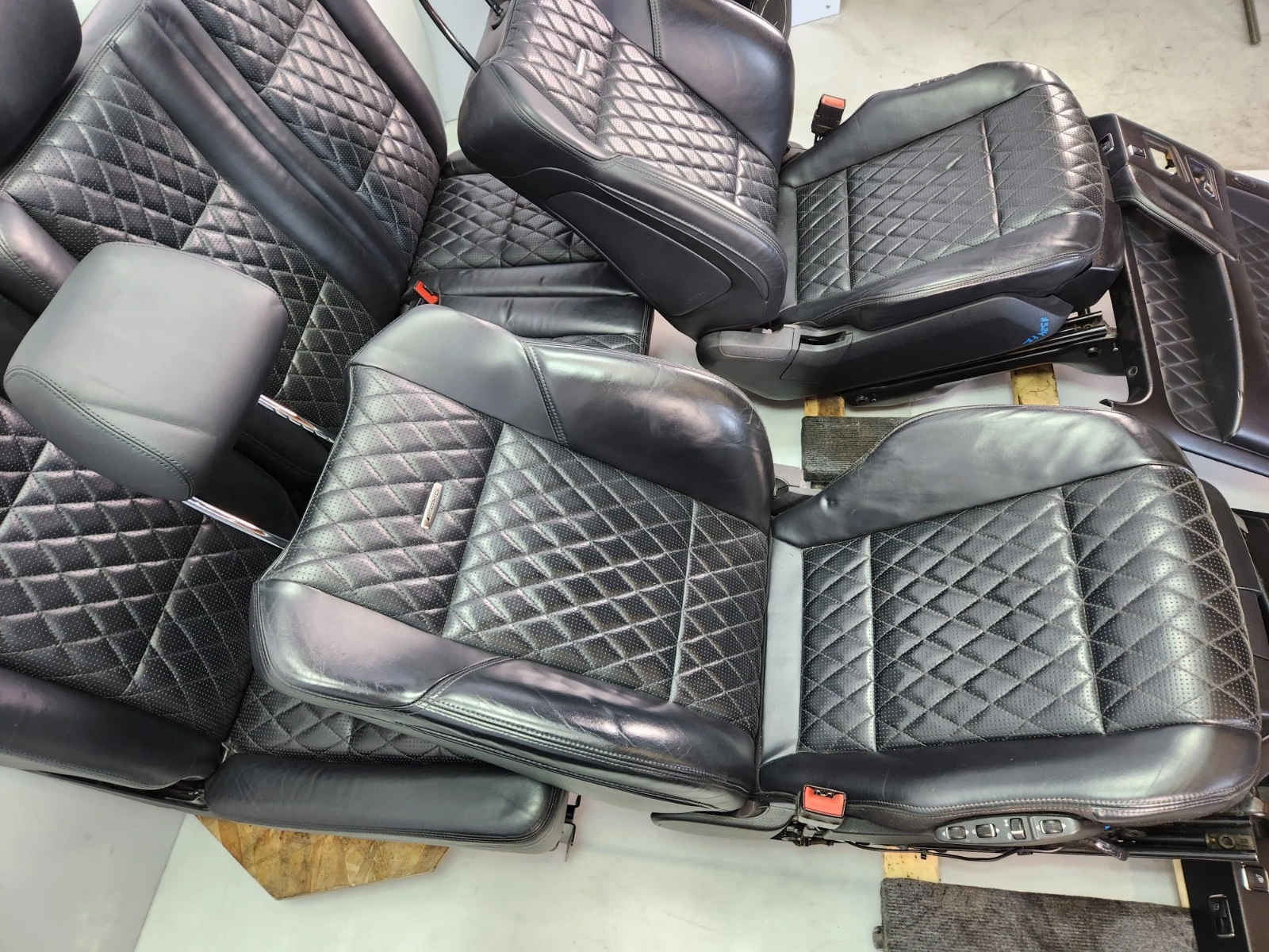 ✅ 13-18 OEM Mercedes W463 G63 AMG Front Rear Seats Door Panels Interior SET - Image 15