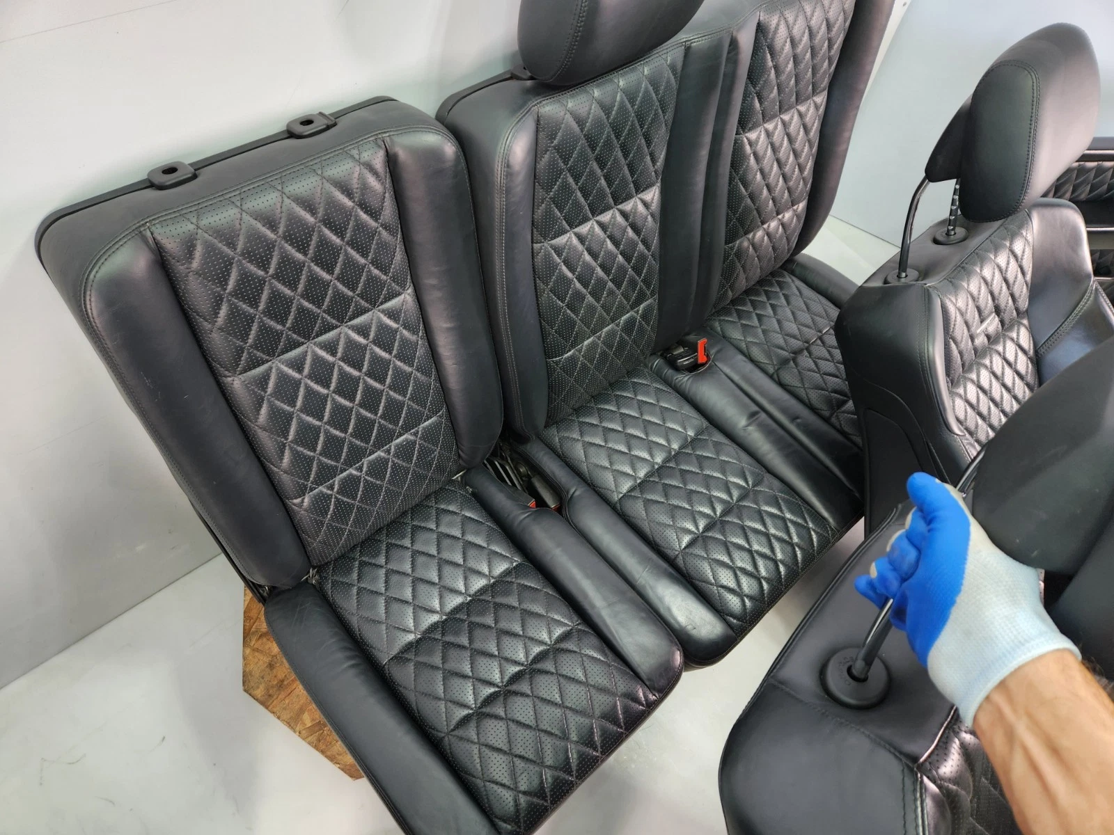 ✅ 13-18 OEM Mercedes W463 G63 AMG Front Rear Seats Door Panels Interior SET - Image 9