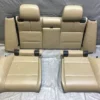 OEM E93 BMW M3 Convertible Rear Seat Set – Bamboo Beige Novillo Leather