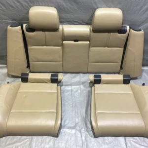 OEM E93 BMW M3 Convertible Rear Seat Set – Bamboo Beige Novillo Leather