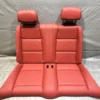 OEM BMW 128i / 135i Convertible Rear Seat Set – Coral Red Boston Leather