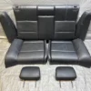 OEM E93 BMW M3 Convertible Rear Seat Set – Black Novillo Leather
